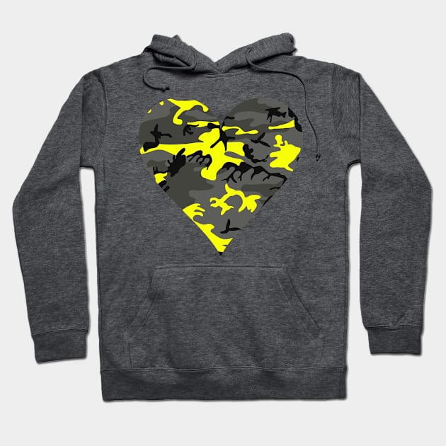 Camouflage Yellow Colorful pattern 2020 Hoodie by hispanicworld